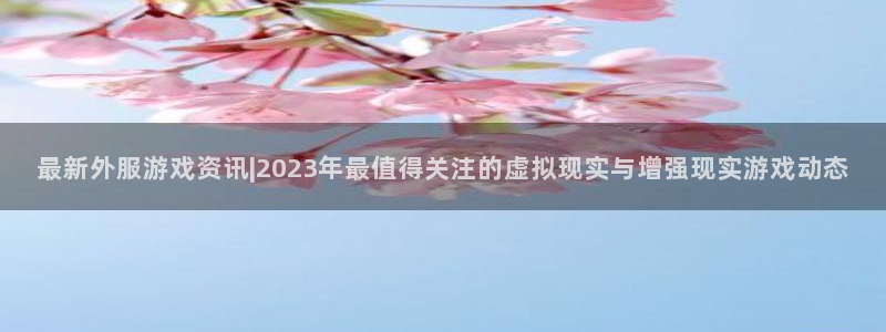 蓝冠娱乐平台：最新外服游戏资讯|2023年最值得关注的虚拟现